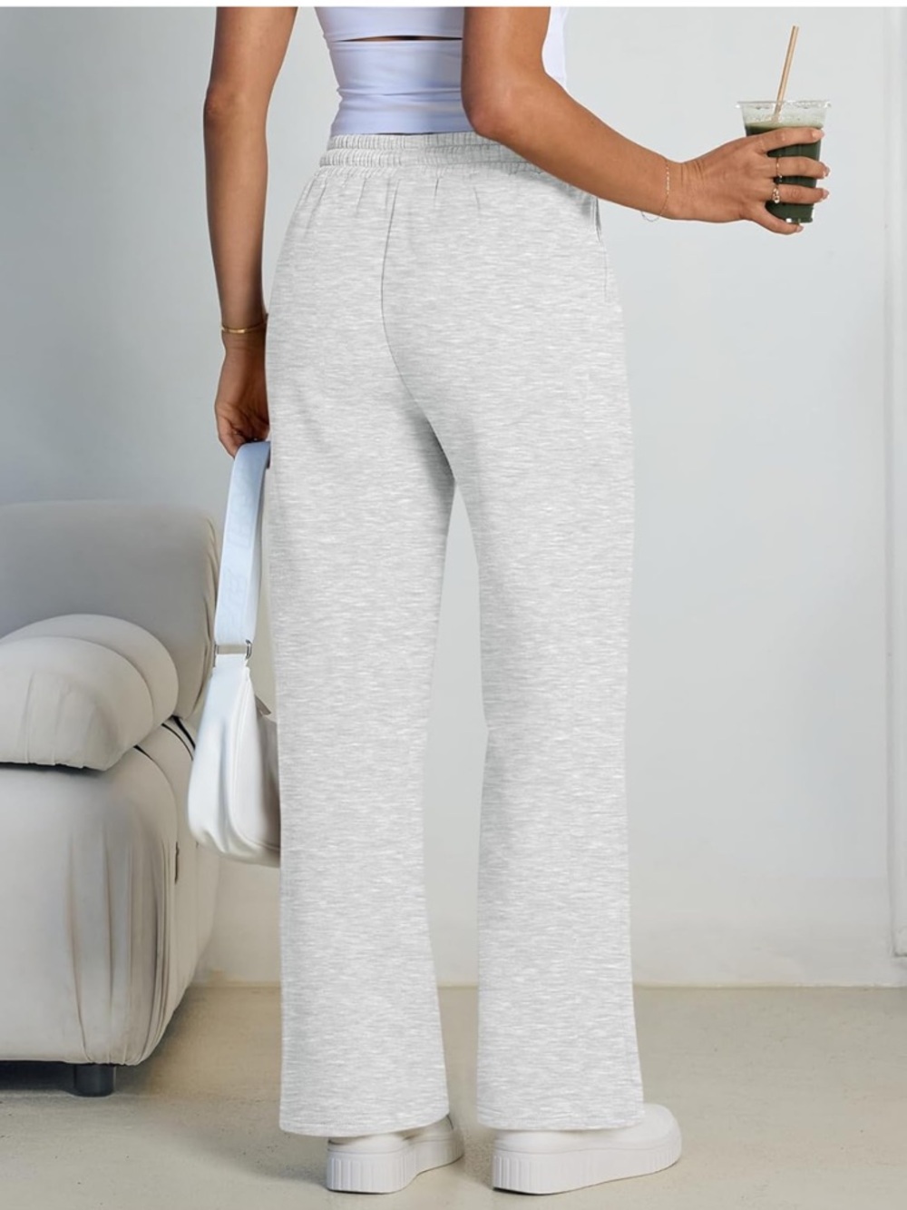 Women’s Wide Leg Sweatpant - Picture 5 of 10